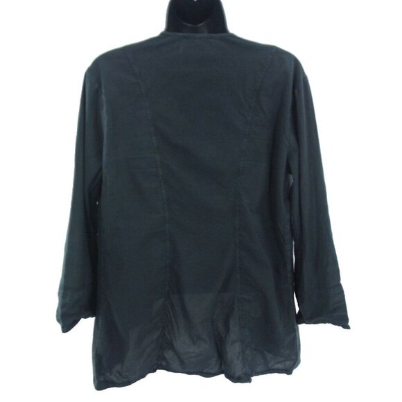 James Perse Cardigan Women 3 Large Roll Tab Sleeve 100% Cotton Lightweight Drape - Picture 2 of 10